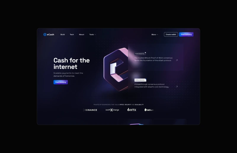 Selected work: ecash 2