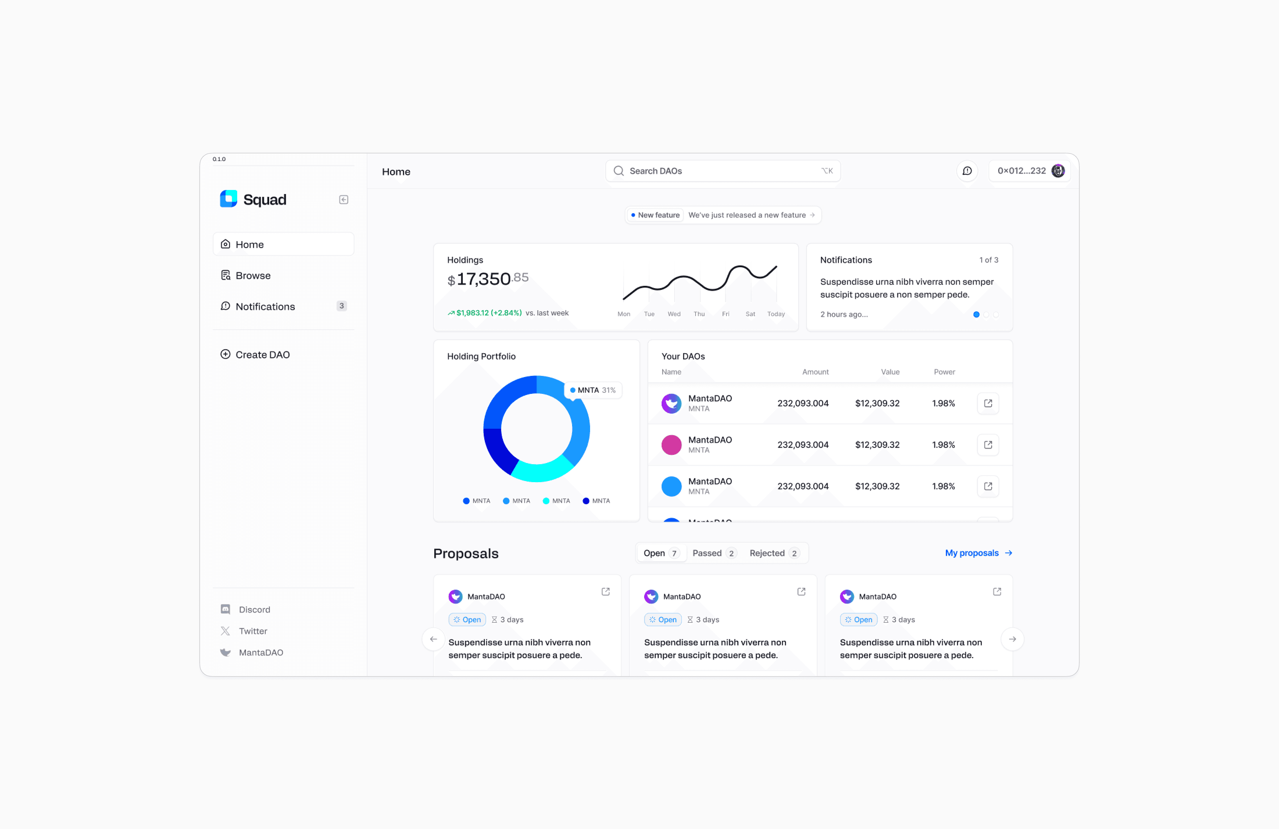 Squad App project